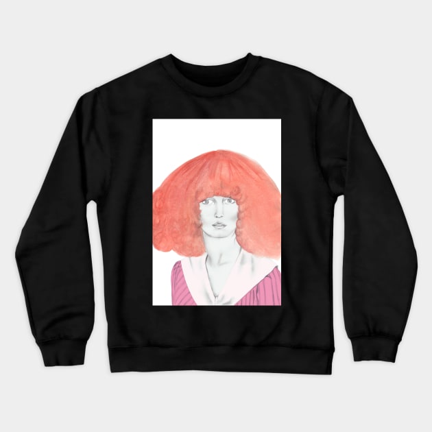 80s hairstyle Crewneck Sweatshirt by troman479